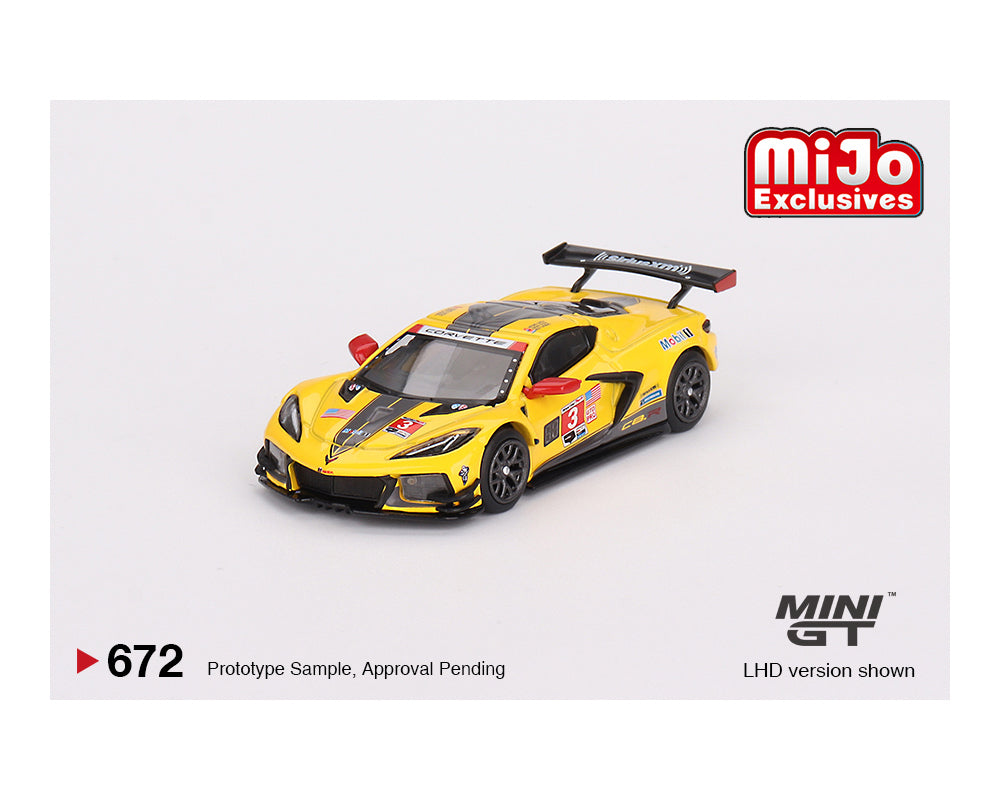 Mini GT 1:64 Chevrolet Corvette C8R Racing Cars #3 & #33 Winners with Western Star Transporter – Mijo Exclusives