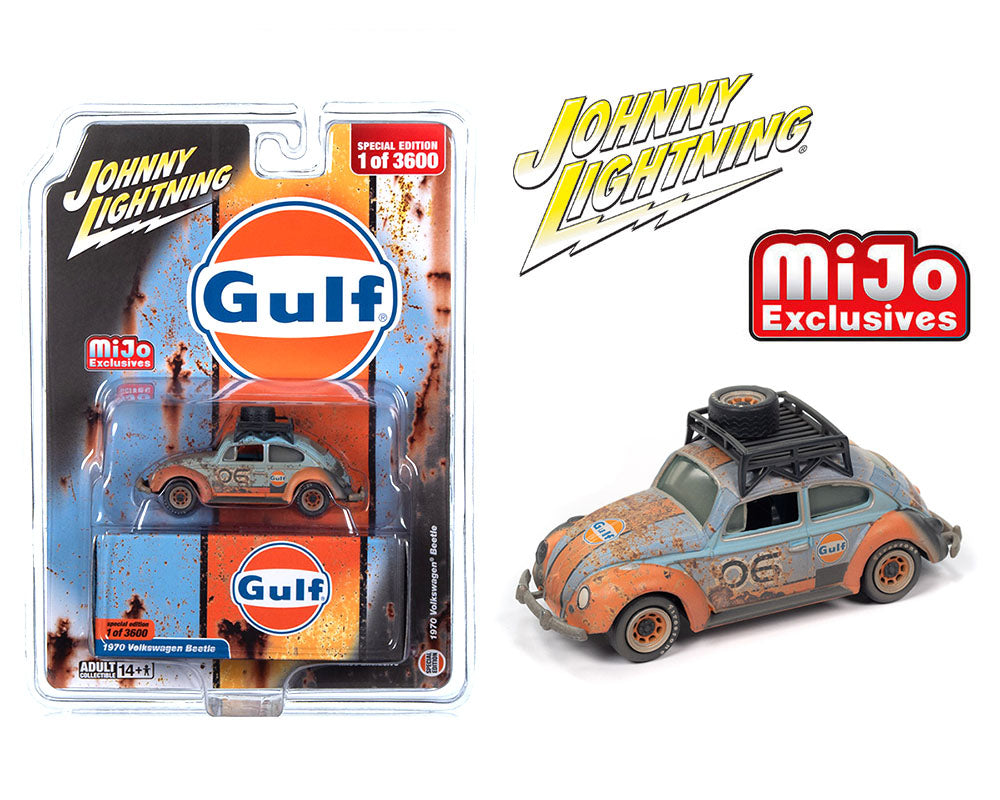 Johnny Lightning 1:64 1970 Volkswagen Beetle Gulf