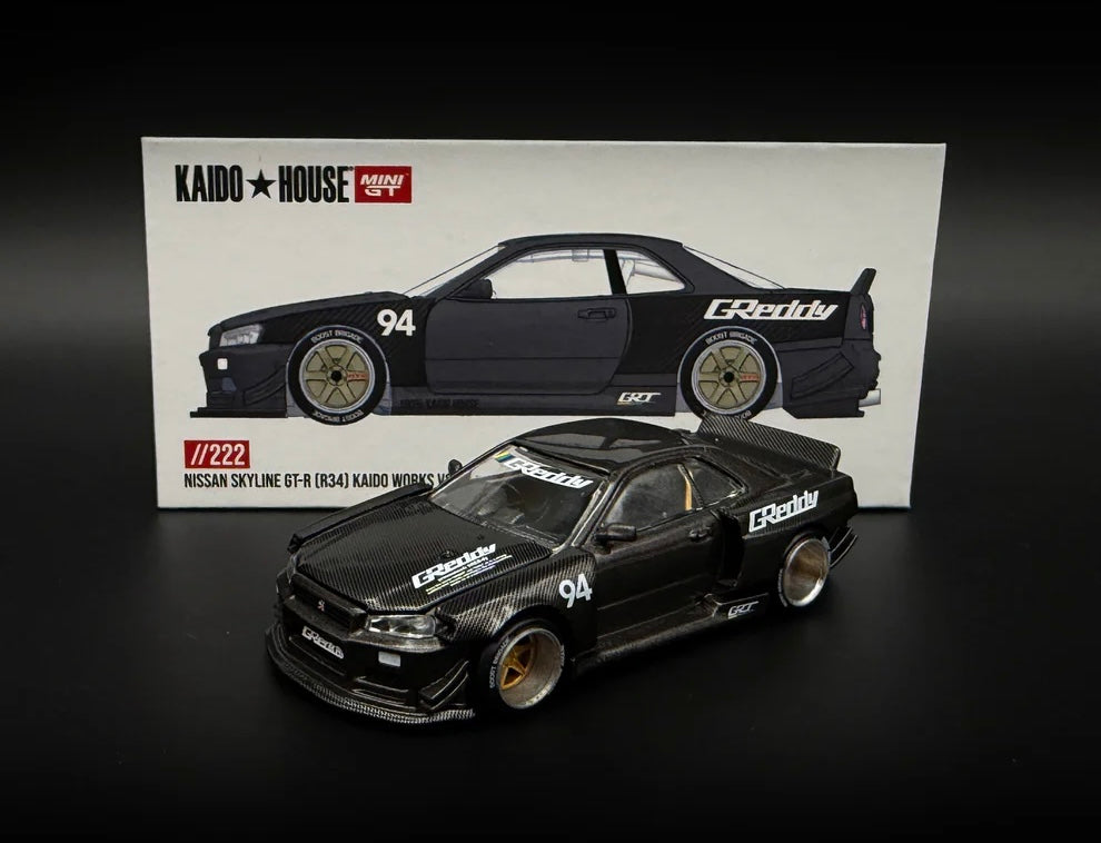 (PRE ORDER)Kaido GT Nissan Skyline GT-R (R34)Greddy V2