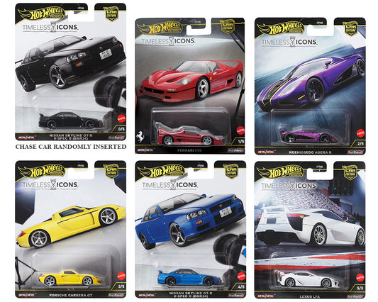 (PreOrder) Hot Wheels 1:64 Car Culture 2025 N Case – Timless Icons 10 Piece Sealed Case *Please Read Description*