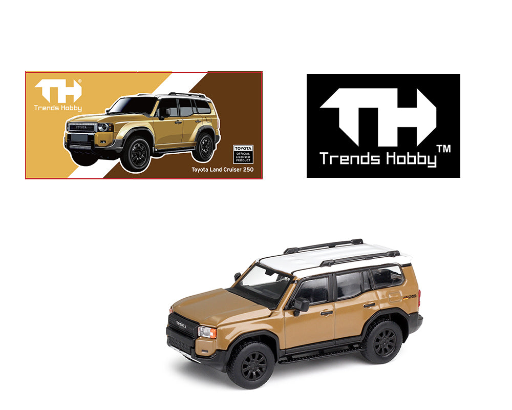(Preorder) Trends Hobby 1:64 Toyota Land Cruiser 250 – Trail Dust Sand