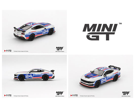 (Preorder) Mini GT 1:64 Ford Mustang Dark Horse #24 Ford Performance Racing School