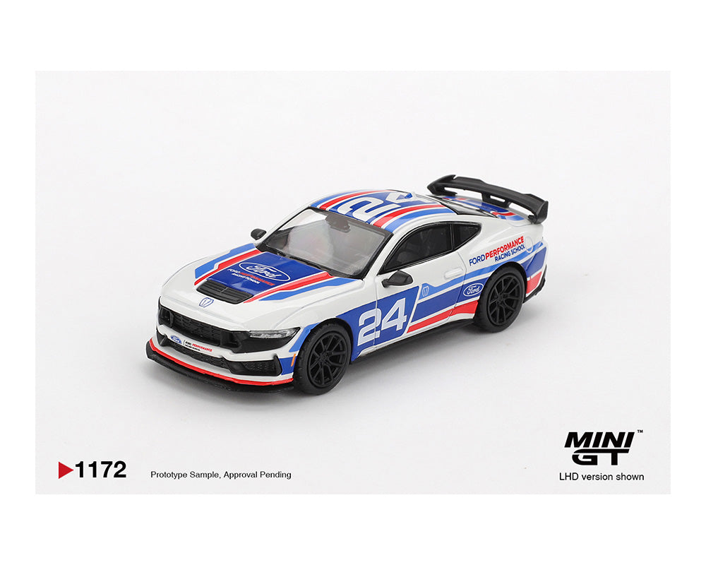 (Preorder) Mini GT 1:64 Ford Mustang Dark Horse #24 Ford Performance Racing School