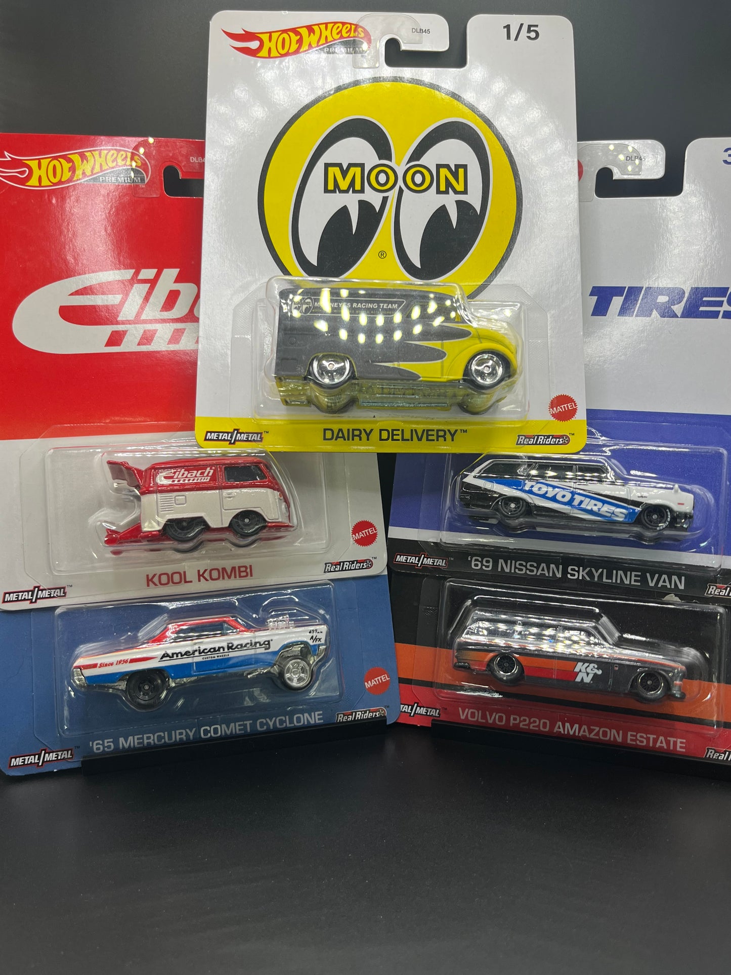 Pop Culture Release V 2023 Hot Wheels Premium 5 Car Set