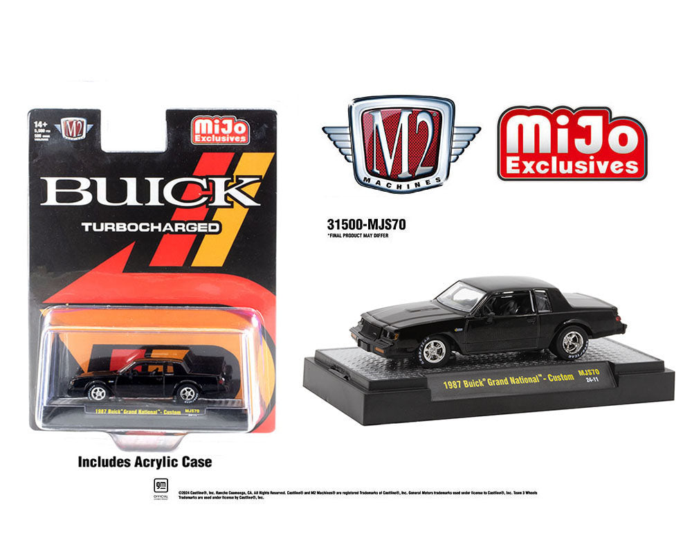 M2 Machines 1:64 1987 Buick Grand National Custom – Mijo Exclusives