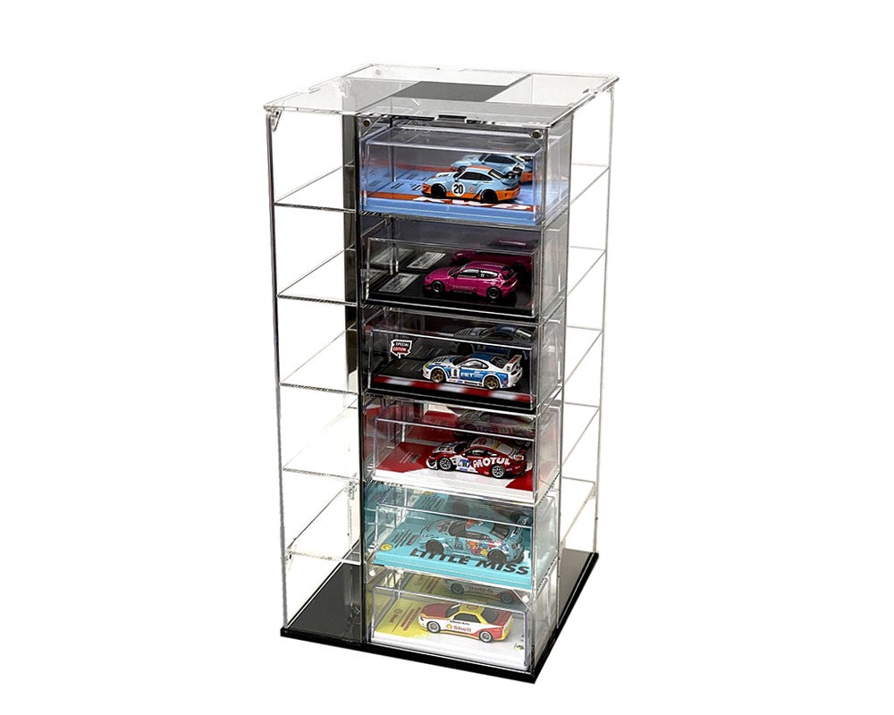 Showcase 1:64 Large 24-Car Display Desk Top Spinner with Mirror (8″x 8″x16.5″) – MiJo Exclusives