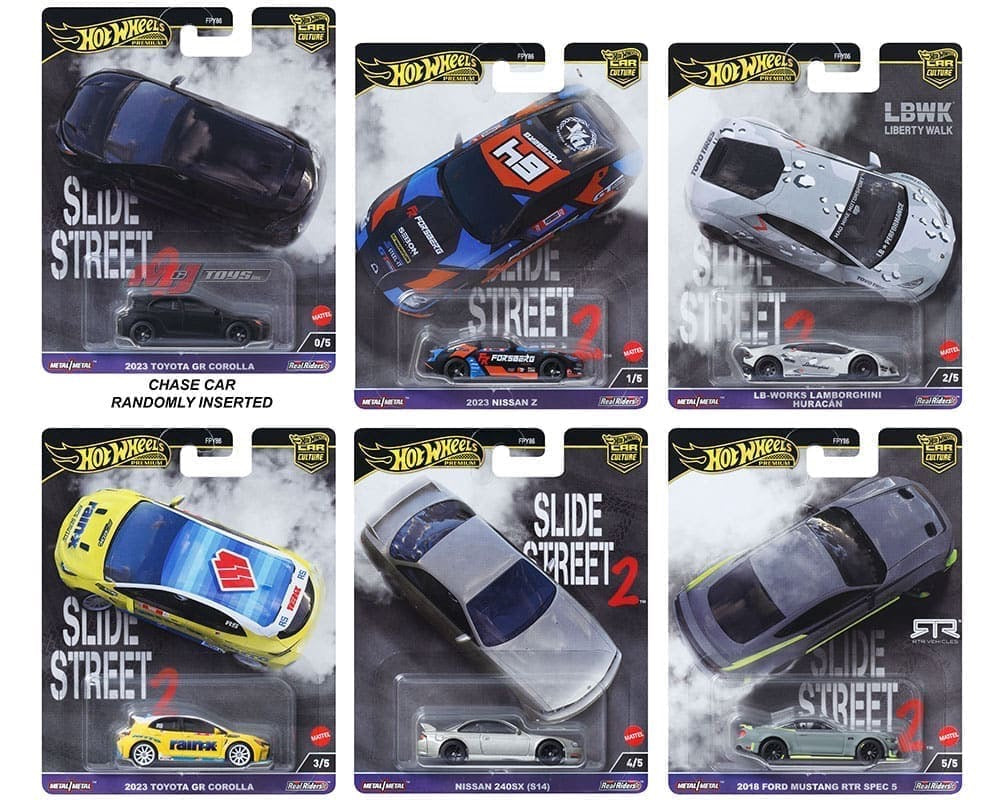 1 Set Of Hot Wheels 1:64 Car Culture 2024 H Slide Street