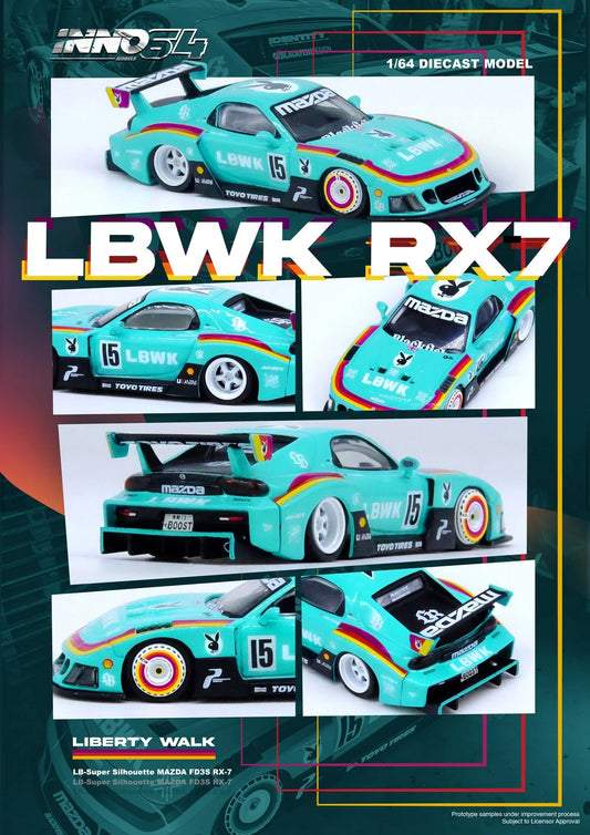 INNO64 1:64 LBWK RX7 (FD3S) LB-SUPER SILHOUETTE Beijing Exclusive