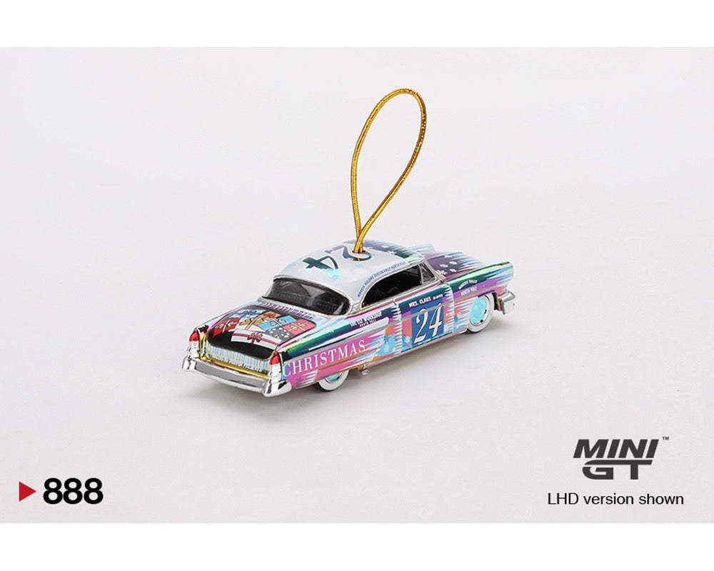 Mini GT 1:64 Lincoln Capri Christmas Hot Rod Set by Tim Sadchikov 2024 Christmas Edition Limited 9,999 Set