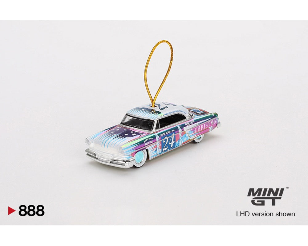 Mini GT 1:64 Lincoln Capri Christmas Hot Rod Set by Tim Sadchikov 2024 Christmas Edition Limited 9,999 Set