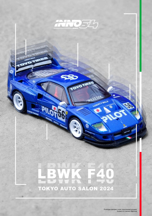 INNO64 1:64 LBWK F40 "PILOT" Tokyo Auto Salon 2024