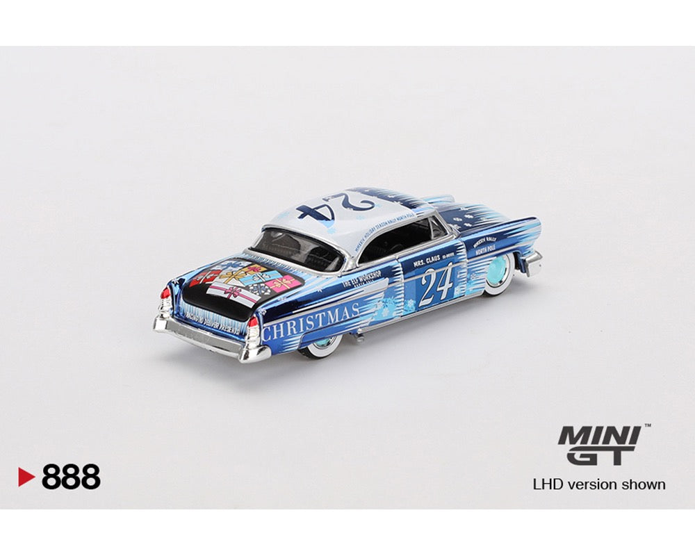 Mini GT 1:64 Lincoln Capri Christmas Hot Rod Set by Tim Sadchikov 2024 Christmas Edition Limited 9,999 Set