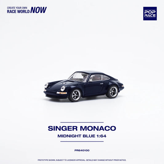 POP RACE 1:64 SINGER 964 COUPE MONACO BLUE