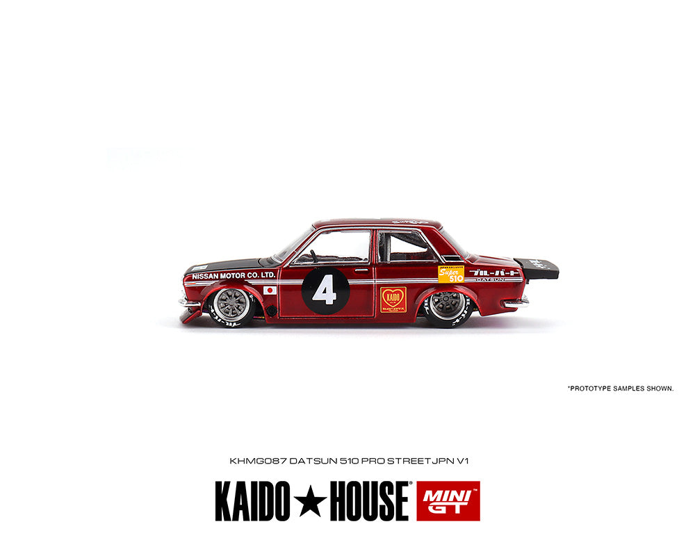 Kaido House x Mini GT 1:64 Datsun 510 Pro Street JPN V1