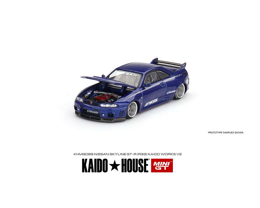 Kaido House x Mini GT 1:64 Nissan Skyline GT-R (R33) Kaido Works V2