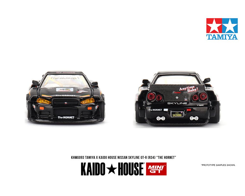 Kaido House x Mini GT 1:64 Mini GT 1:64 Tamiya Nissan Skyline GT-R (R34) ” The Hornet “