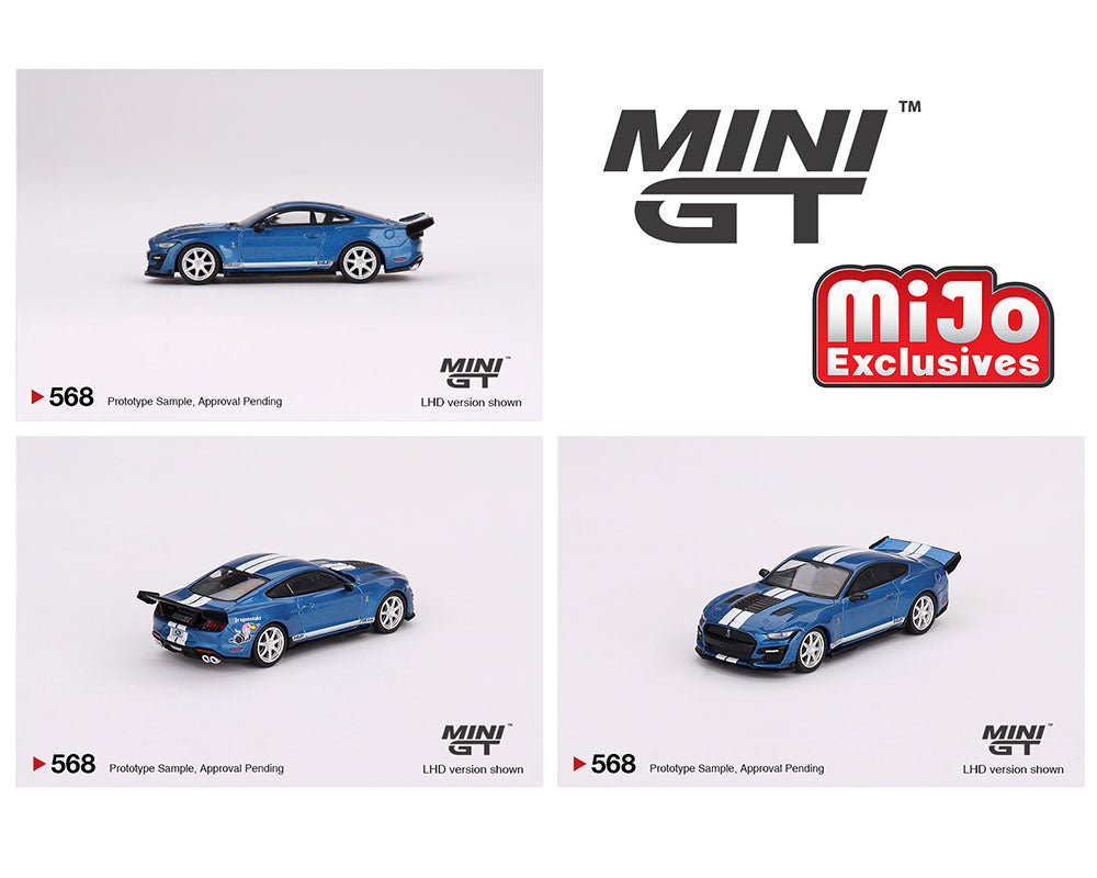 Mini GT 1:64 Shelby GT500 Dragon Snake Concept – Ford Performance Blue – Mijo Exclusives