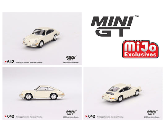 Mini GT 1:64 1963 Porsche 901 – Ivory – MiJo Exclusives