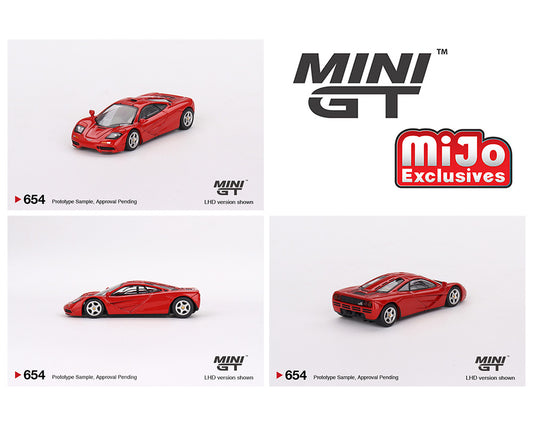 Mini GT 1:64 McLaren F1 – Red – MiJo Exclusives